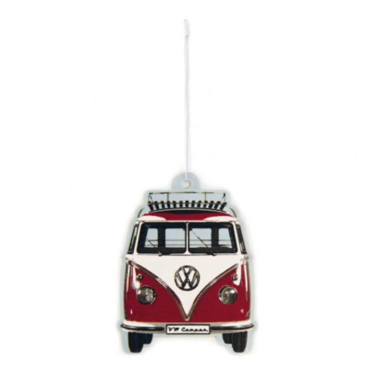 1 - Ambientador suspenso para carros e campistas VW Bus T1 Red Vanilla Perfume